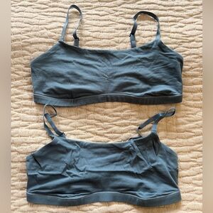 Quince Women's Seamless Bralette - Ocean Blue